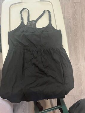 Leading Lady Black Lace-Back Nursing Tank